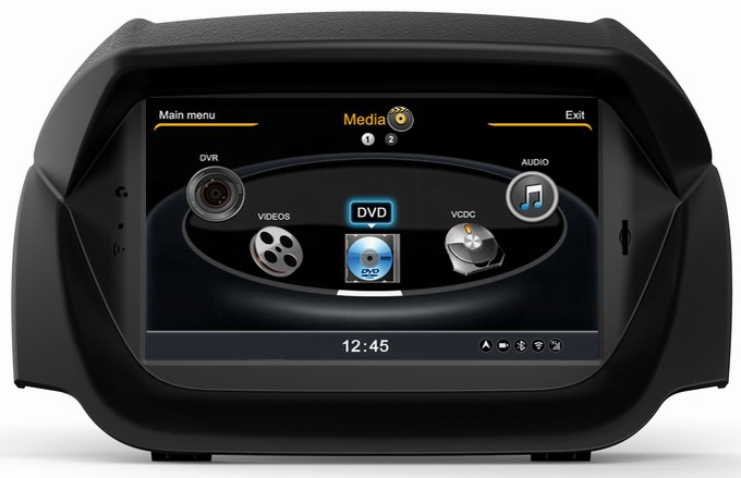 Ouchuangbo S100 Platform for Ford EcoSport 2013 Car Sat Navi DVD Radio 3G Wifi OCB-232