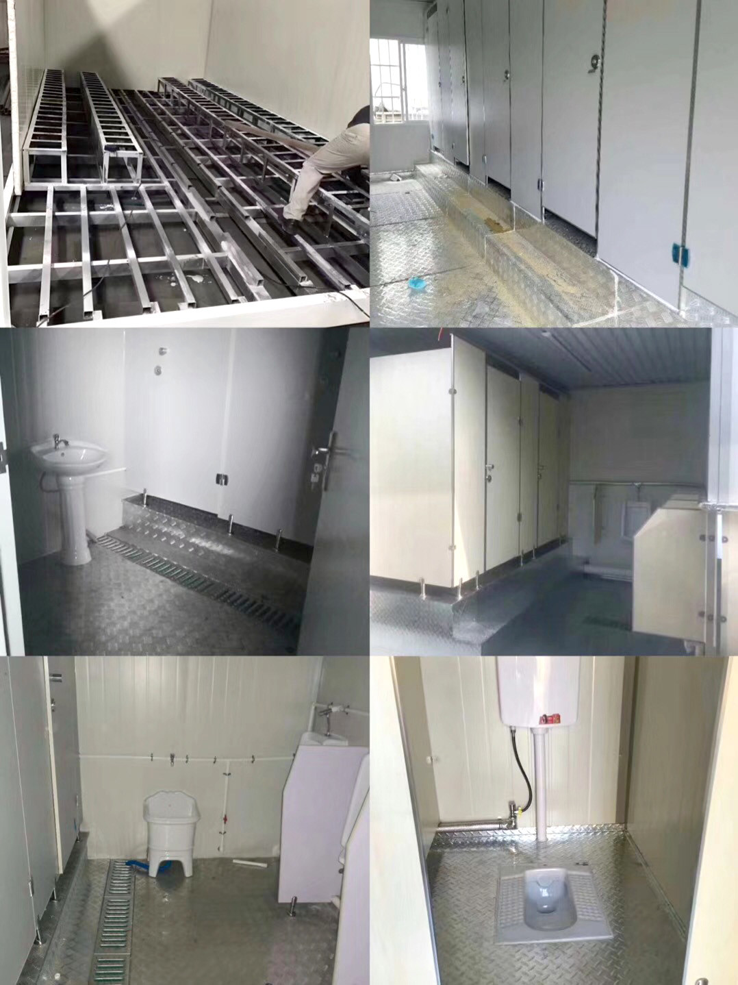 Sandwich Panel Sanitary Container Public Service Q355 Q235