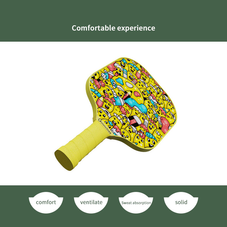 Gender-Neutral Carbon Fiber Pickleball Paddles Set Glass Fiber Pik Ball Outdoor Sports