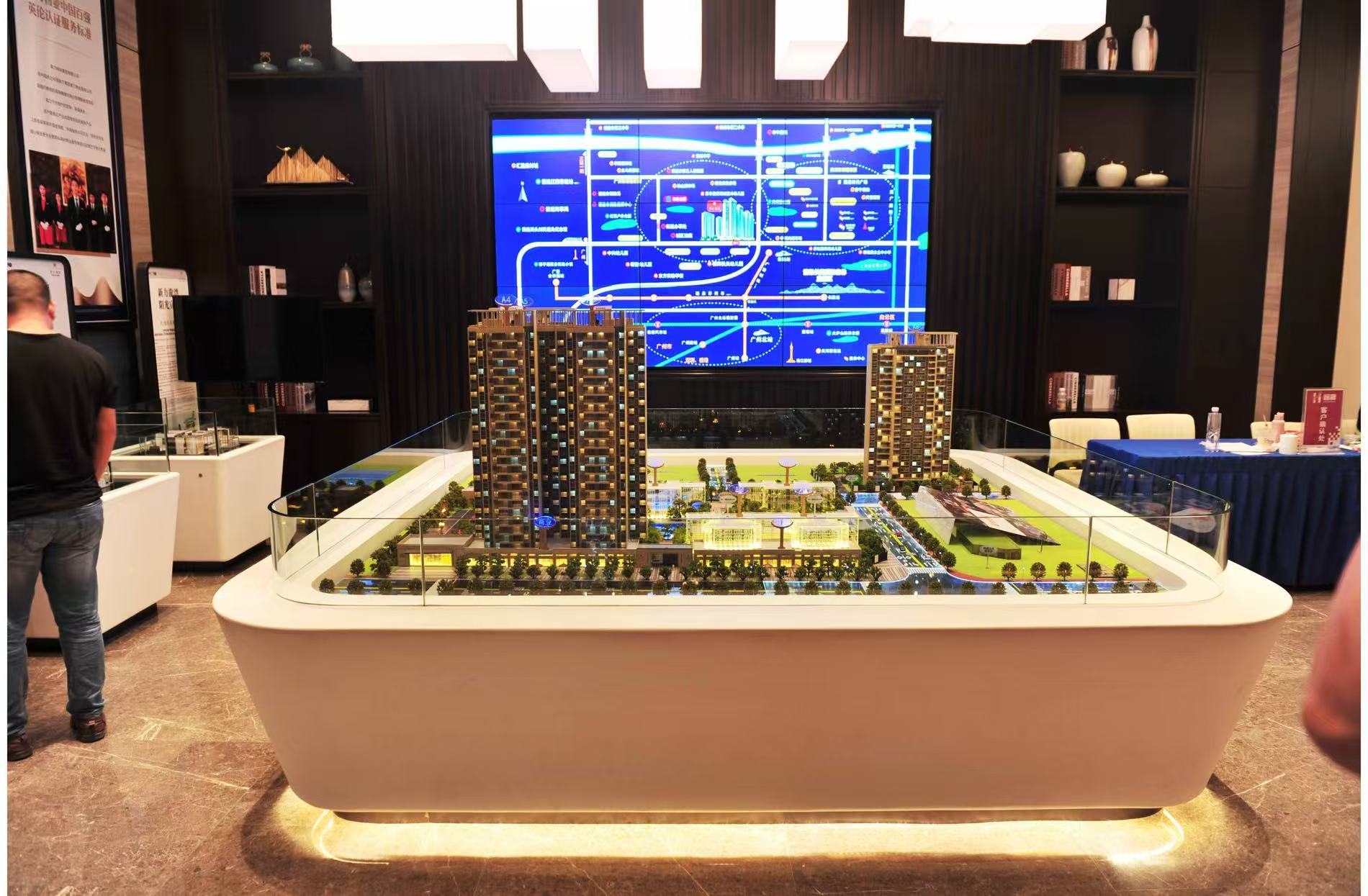 Modern Residential 1:100 Scale Model Complex Urban Model Architecture