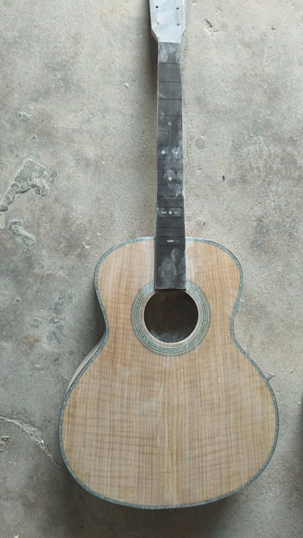 AAAA handmade all Solid guitars OM body guitar imported wood soundhole EQ acoustic electric guitar