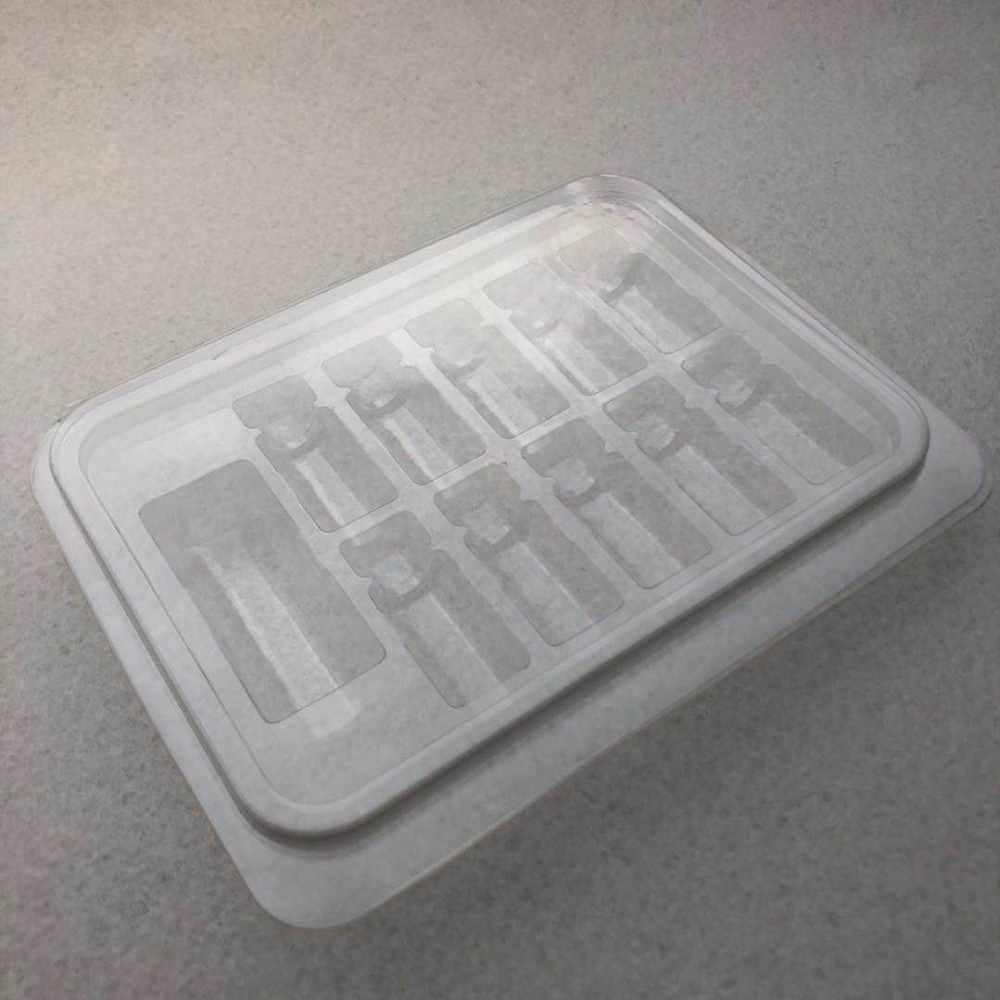 Medical Device Blister Packaging PET PVC Clamshell for 1.0ml Syringe Process Type