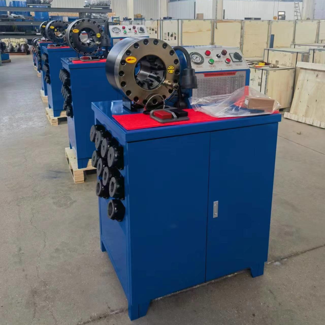 31.5MPa Hydraulic Hose Crimping Machine Customized Size 1 Year Warranty