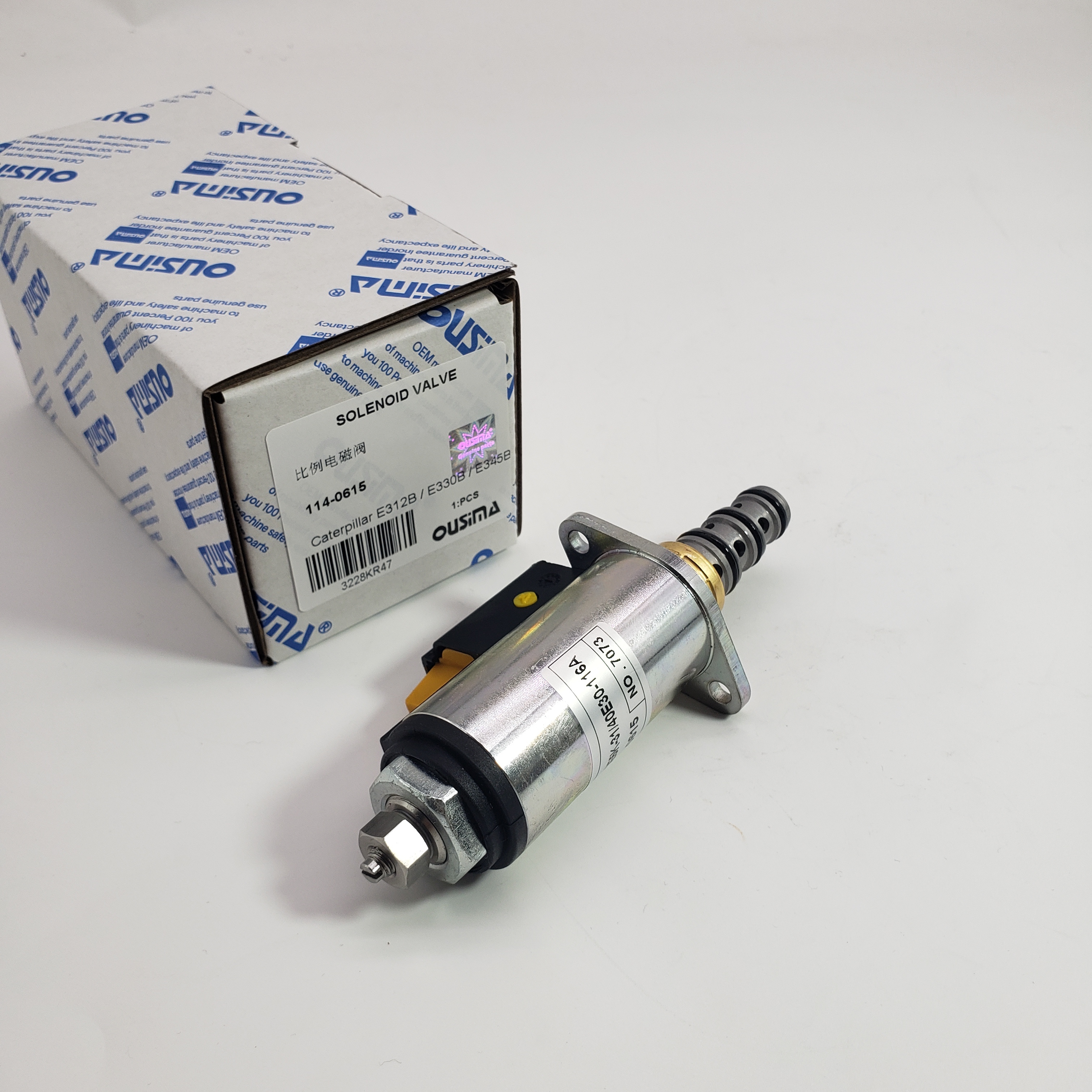 Proportional Solenoid Valve 114-0615 1140615 For CAT E312B E330B E345B