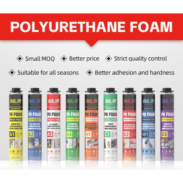 Green Health OEM Waterproof ECO Flexible Spray Foam Insulation Sealant Liquid PU Foam Adhesive Polyurethane Foam