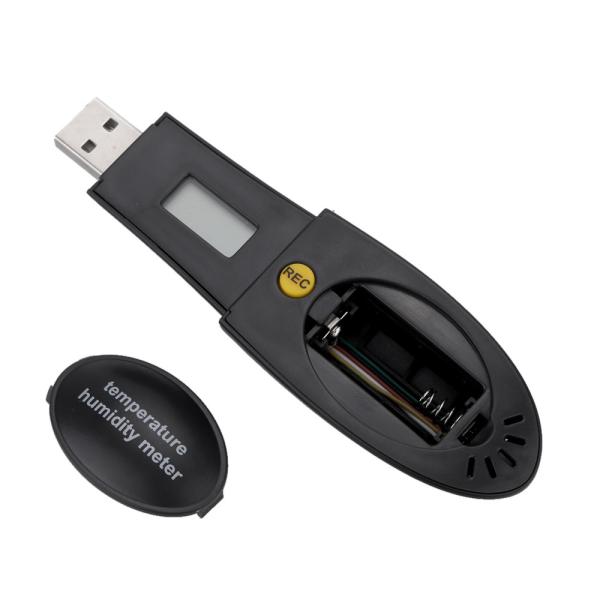 Temperature Humidity Data Logger USB Interface LCD Hygrometer Thermometer