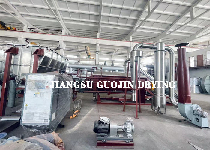 10KW PLC/Button Control Continuous Hollow Paddle Dryer KJG-20