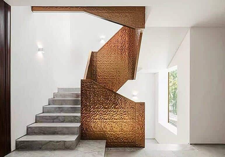 SS Steel Sheet 304 316 Antique Copper Plate Surface Hammered Textured Decorative Stainless Steel Sheets