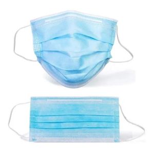 Quality Blue 3 Layers Water Repellent Earloop Procedure Masks for sale