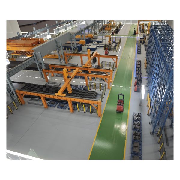 Custom Modern Office Building Architectural Model with Elevator Lift Function & LED Lighting