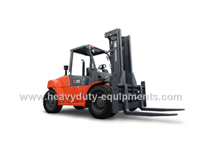 XICHAI Engine Diesel Forklift Truck 6 Cylinder Sinomtp FD100B 3000mm Lift Height