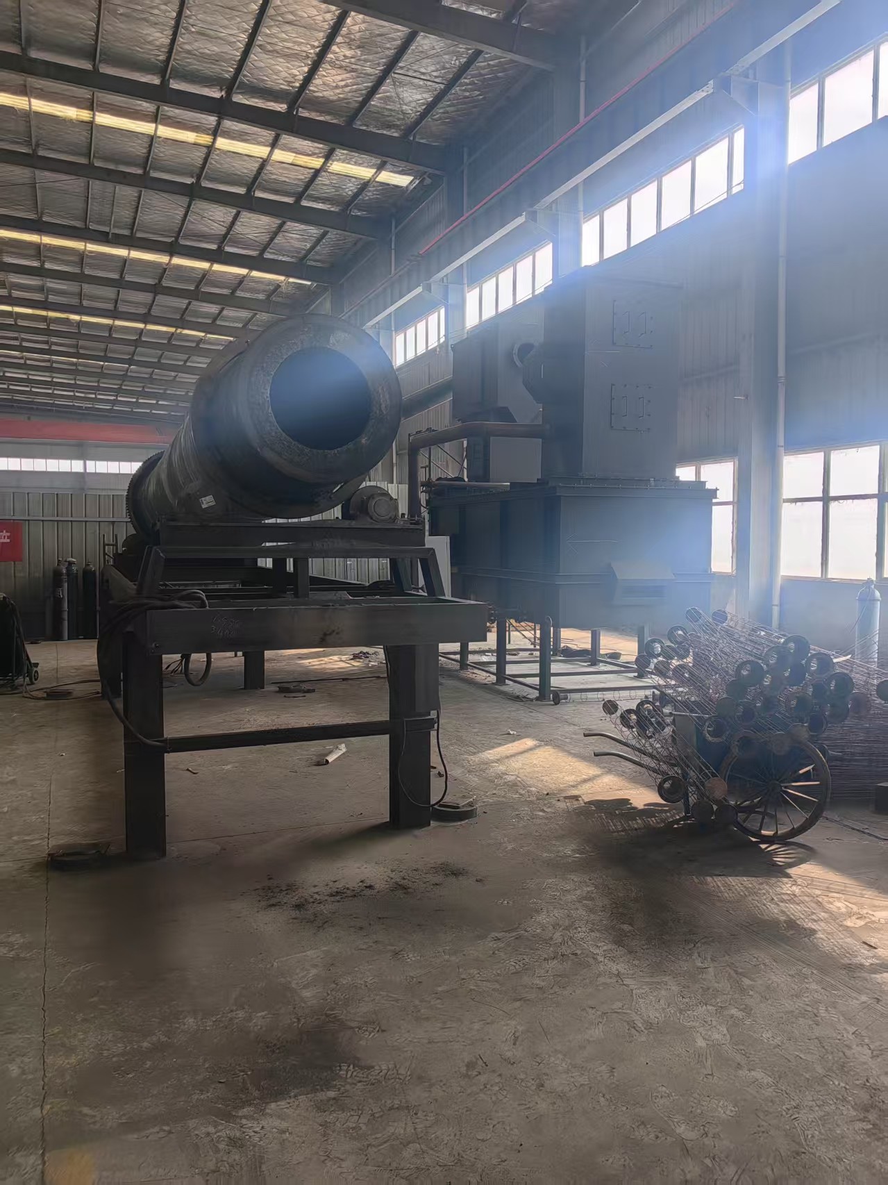 180kw Temperature Control Fluid Bed Furnace Automatically Fluid Bed Boiler