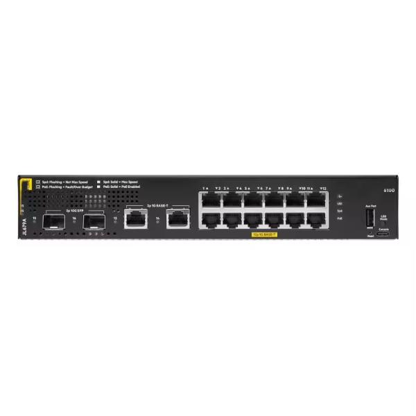 Customized Gigabit1G SFP 12 Port Switch JL679A CX6100 Serials Network Ethernet Switch with Stock Availability