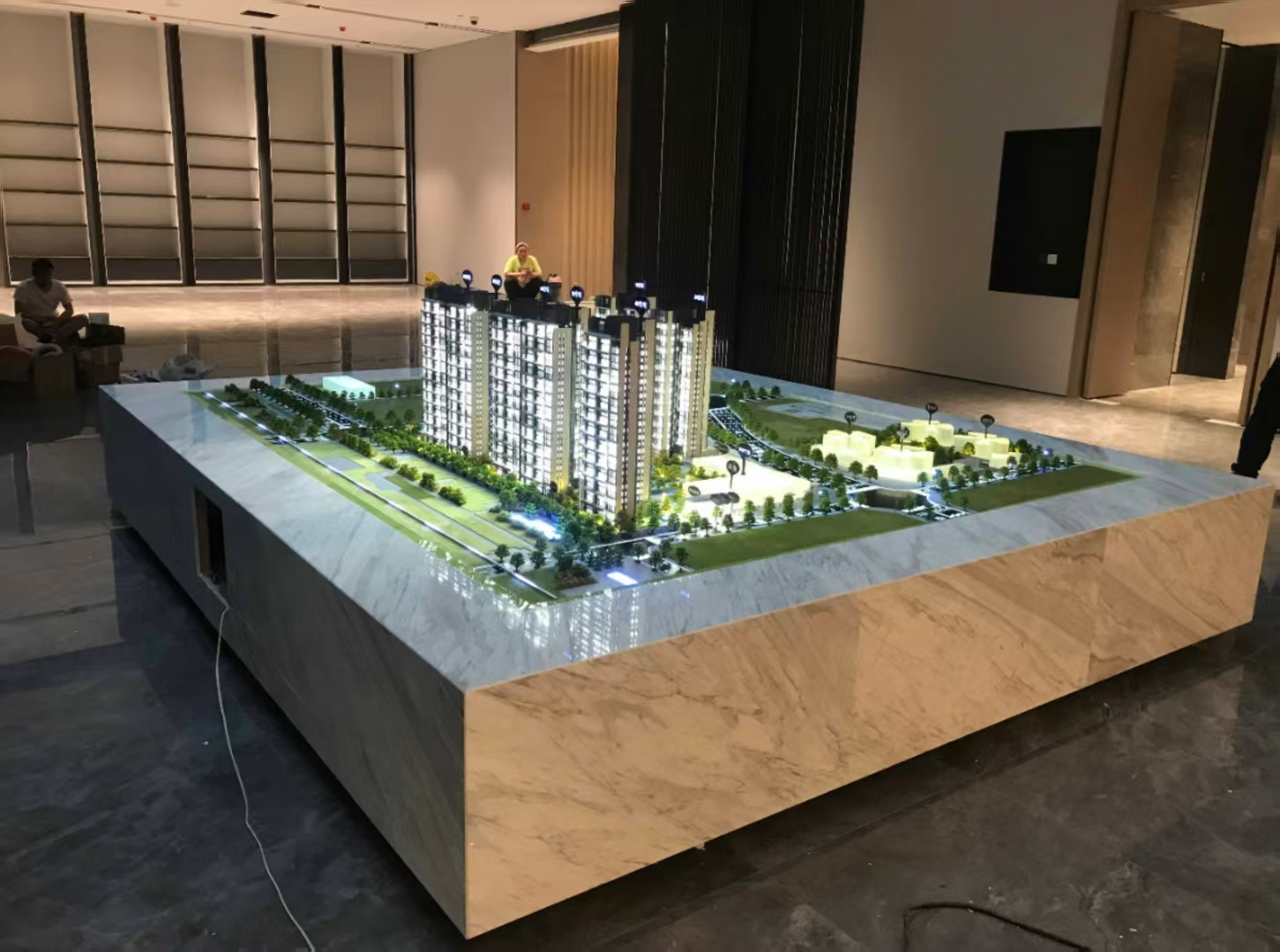 High Rise Building Architecture Models 1:100 Scale Model Architectural