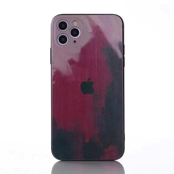 Rainbow Ink Soft Silicone Cover For IPhone 12 Pro Max