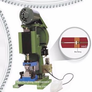 Quality Semi Auto Nylon Zipper Box Pressing Machine for sale