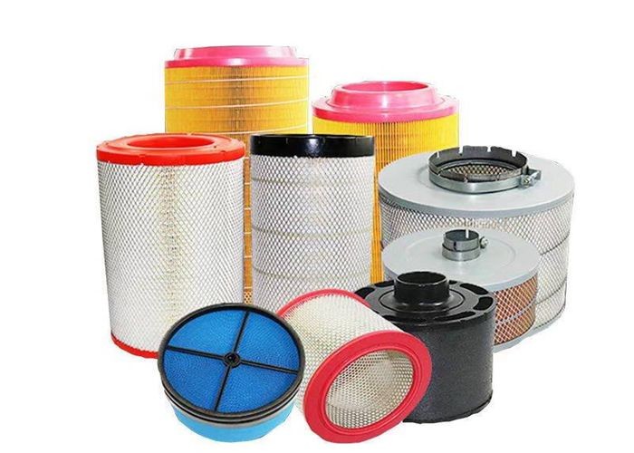 Polyester Fiber Film Covered Air Filter Element 99.8% Welding Smoke Dust Collector