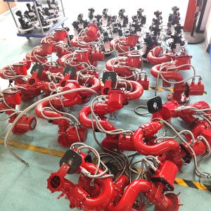 Automatically Operated Automatic Water Cannon Self Targeting 24V