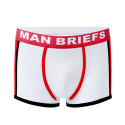 Ice Silk Long Boxer Shorts MID Waist Available Customize Color