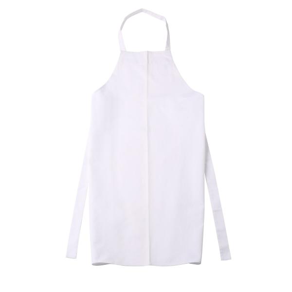 245 GSM 100% Cotton Twill 3/1 White Full Bib Apron Unisex Chef Uniform