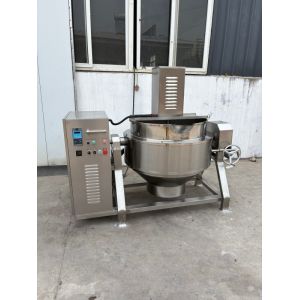 Buy cheap Electromagnetic Heating Industrial Cooking Kettle Jacketed Kettle With Agitator from wholesalers