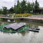 Solar Powered Pond Aeration System River Treatment Compact And Convenient