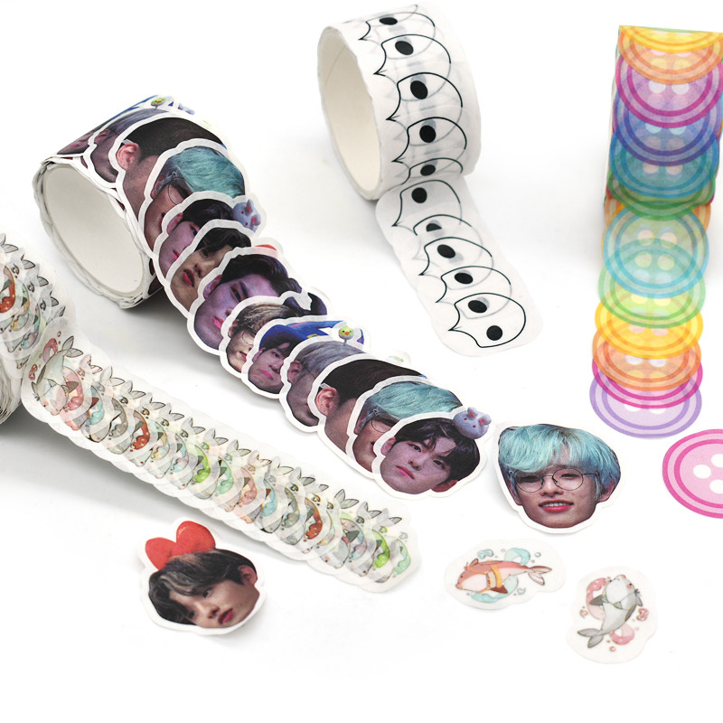 Kawaii Japanese Washi Masking Tape Packing Decoraction Die Cut Washi Tape