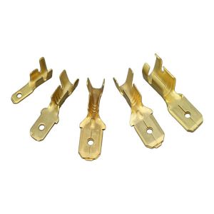 Silver Electroplating CNC Machinery Component Brass Copper Turing Milling Parts