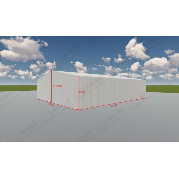Prefab Modern Workshop/ Steel Structure Warehouse/Shed/Steel Structure Building Galvanized Metal Building