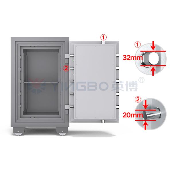 Fire Rating 120mins Fireproof Safe Box YB/FH-88 with Classic Intelligent Panel Design and Emergency Key for Peace of Mind