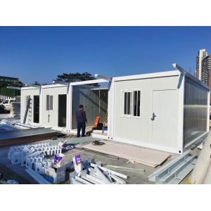 Internal Prefabricated Office Container , Flat Readymade 20ft Site Office