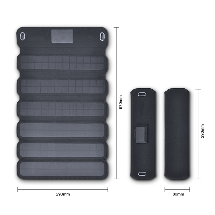 IP54 Waterproof Portable Solar Panel Monocrystalline PV Panels For Outdoor Activities