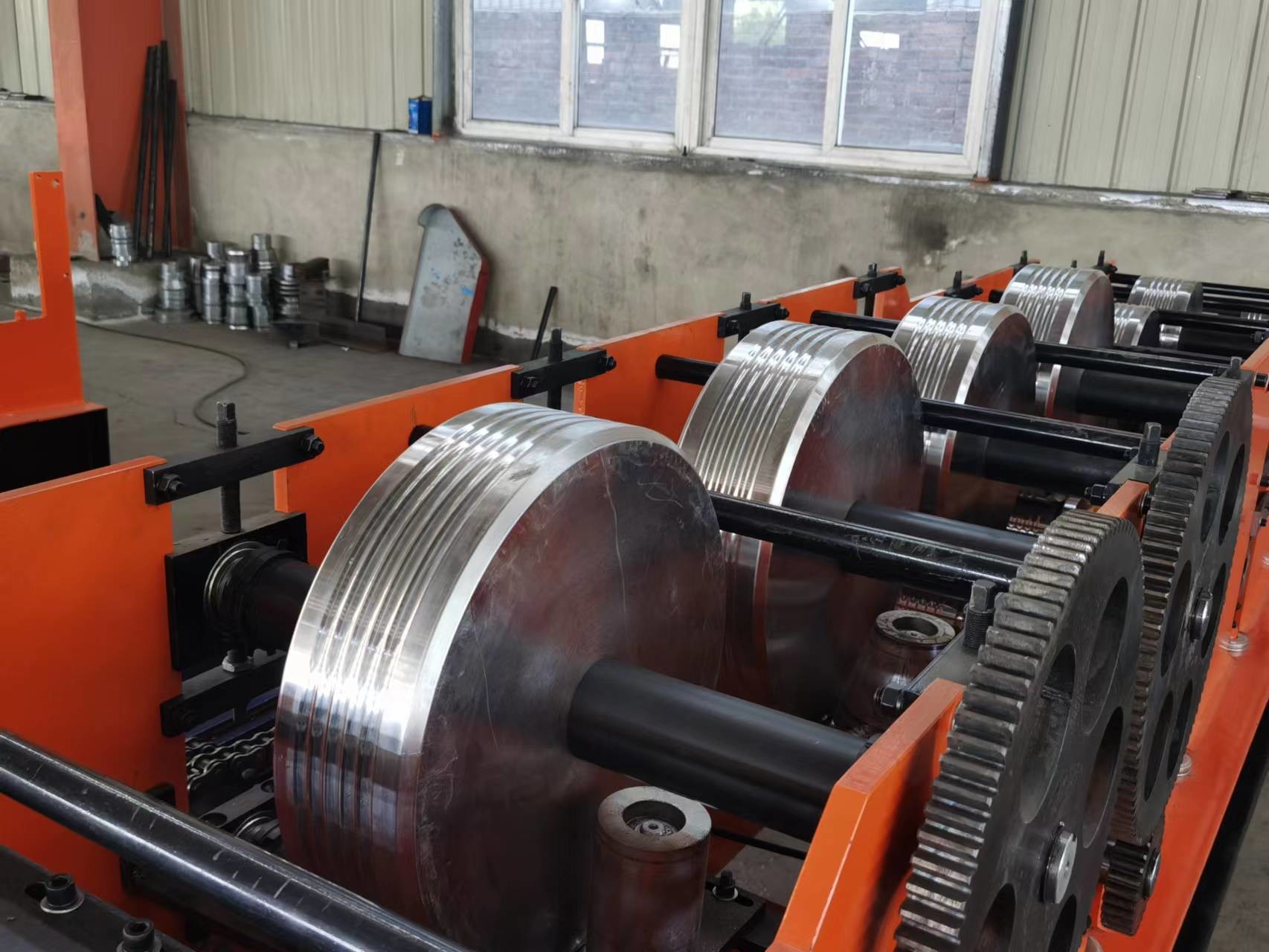 Square And Round Downspout Roll Forming Machine Aluminium Rain For Building