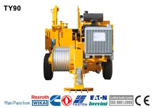 Quality Cummins Engine Hydraulic Cable Puller Overhead Line Stringing Equipment for sale