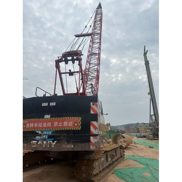 Extremely Efficient SCC600A-6 60 Ton Mobile Hydraulic Crawler Crane Heavy Lifting Equipment