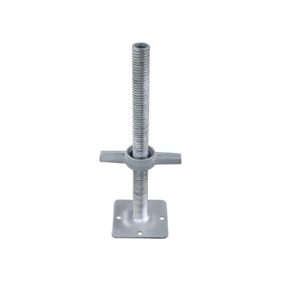 Silver Scaffold Jack Base Plate Q235 Scaffolding Components Customized For Easy Installation