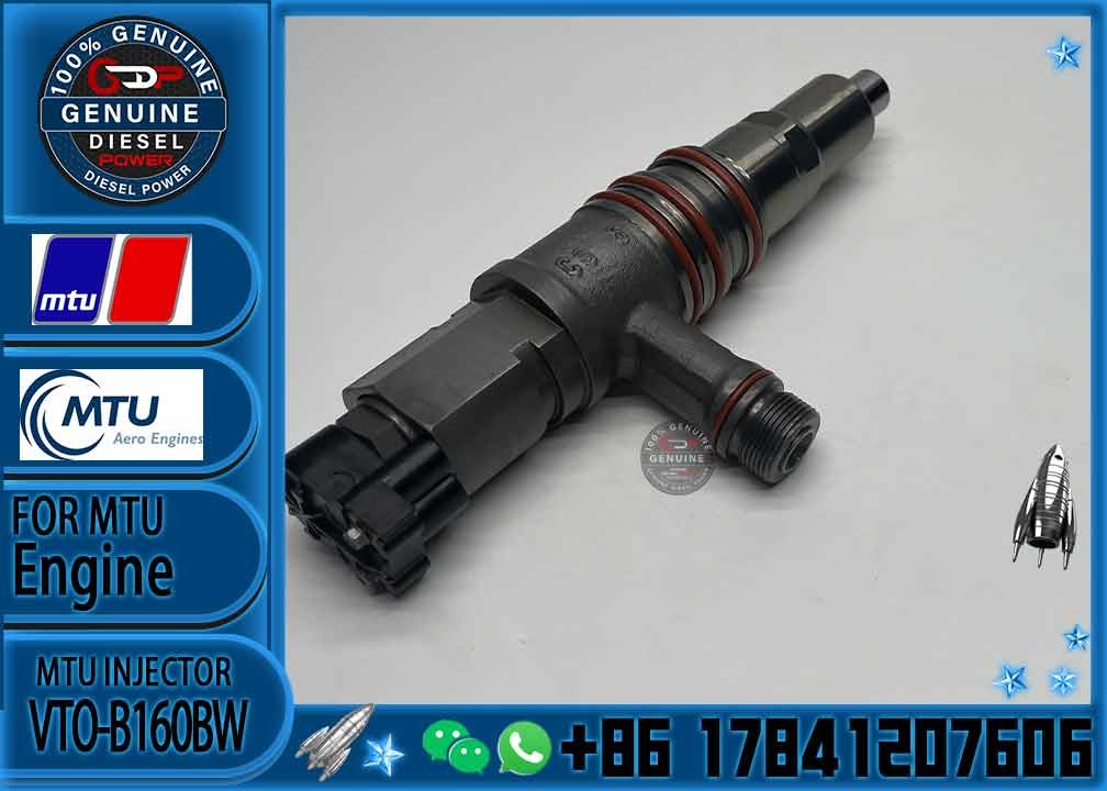 High quality MTU4000.01 common rail fuel injector VTO-B160BW VTO-G411M48B RX52407500042