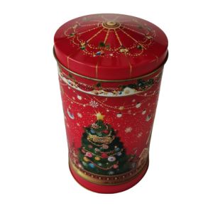 Buy cheap Empty Carousel Musical Biscuit Tin Container Recyclable Eco Friendly from wholesalers