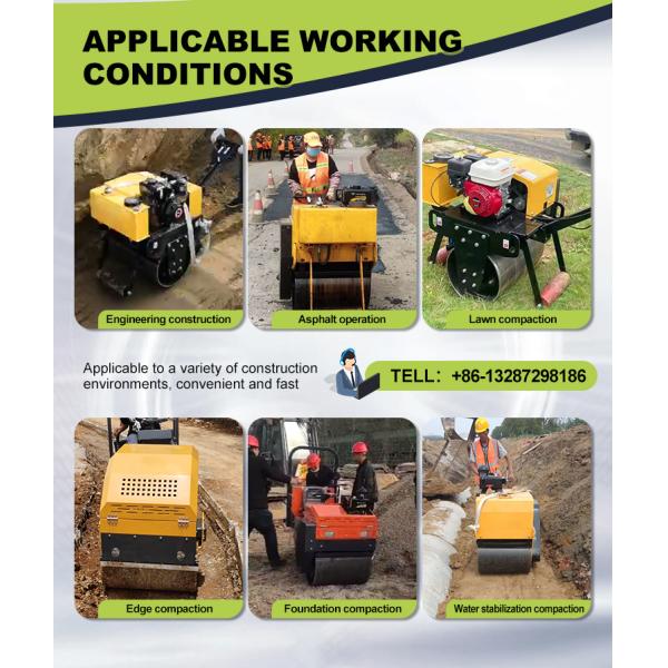 1ton 2 Ton 3 Ton Road Roller Vibratory Rolller Machine Asphalt Ride on Mini Compactor Road Roller