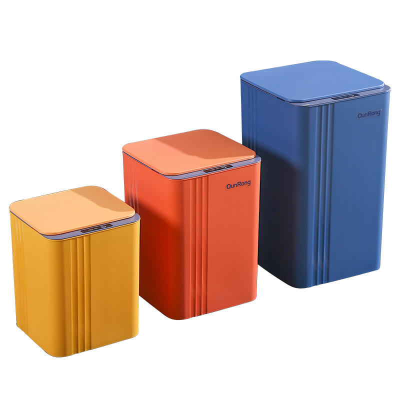 12Ltr Custom Trash Can Automatic Charging Intelligent Induction Garbage Can