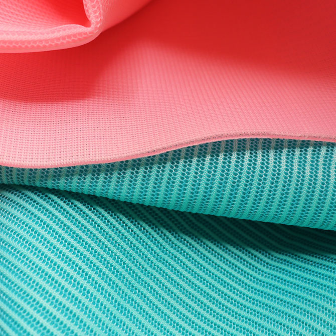 Moisture Absorbent Air Mesh Fabric 3mm Polyester Mesh Material 0.5mm - 6mm