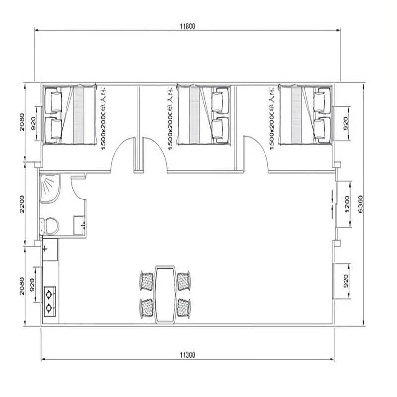 Steel Fabricated Home Building 20ft 40ft Prefabricated Expandable Shipping Container House