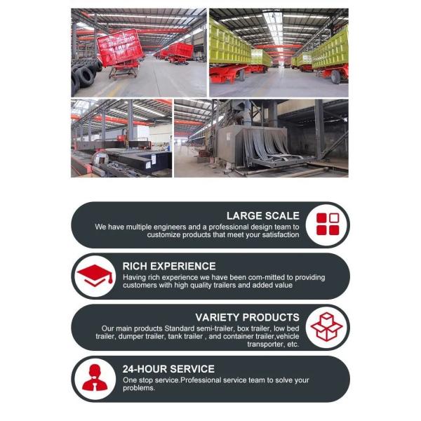 20FT 40FT Double Flatbed Container Trailer Flat Bed Trailer for Loading Capacity