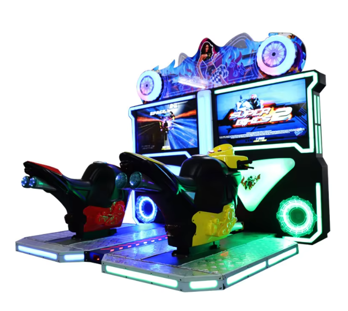 2 Player Simulator Arcade Motorbike Game Machine Coin Operated Driving Game Machine