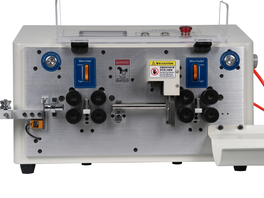 Industrial Precision Cable Cutting Machine Multi Functional Wire Cutter Stripper Machine