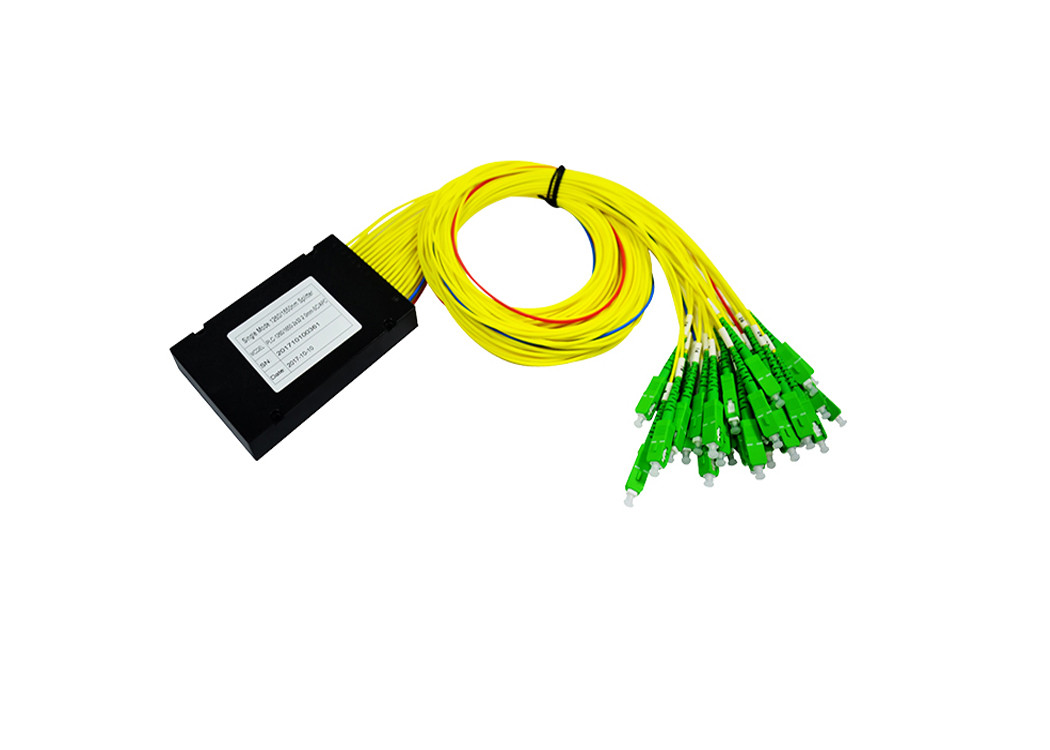 China SC APC Fiber Optic Splitter Professional Single Mode High Reliability on sale