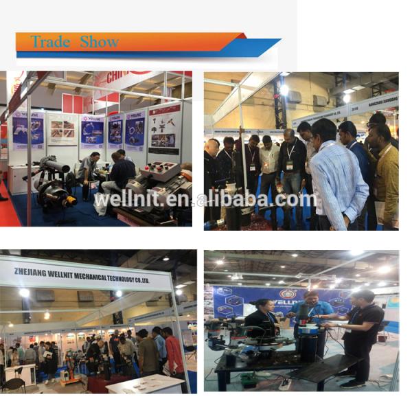 Split Frame Clamshell Pipe Cutting And Beveling Machine Automatic Feeding