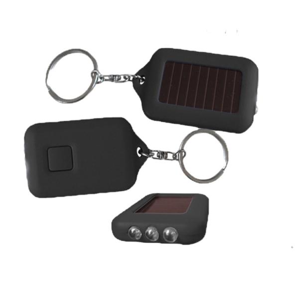 Solar Toy Keychain Novelty & Gag Toys 2023 Solar Keychain Light Solar Key Chain With Three Led Light