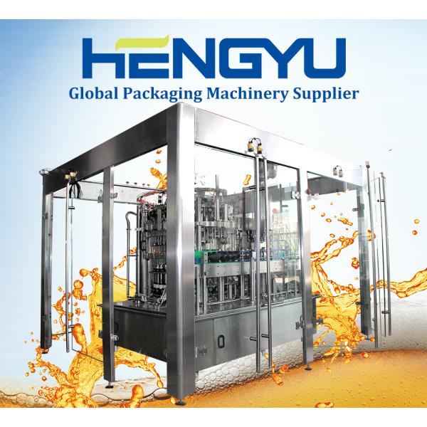 Intelligent System Backend Cooling Linkage Function Hot-fill Containers Different Bottle Types Juice Hot Filling Machine