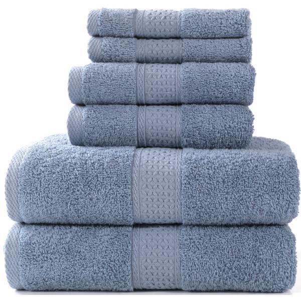Highly Absorbent and Soft Knitted Cotton Towels 3pcs Set for Your Bathroom Needs